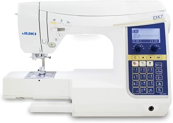 Juki HZL-DX7 Sewing Machine with 287 Stitch Patterns and 4 Fonts