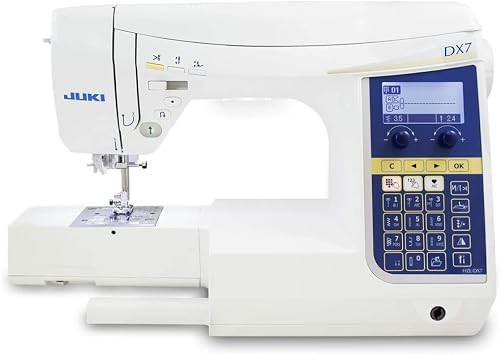 Juki HZL-DX7 Sewing Machine with 287 Stitch Patterns and 4 Fonts