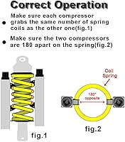 Vista 2 de ORXPLUS Tools - Compresor de choque de muelle helicoidal para motocicleta/bicicleta