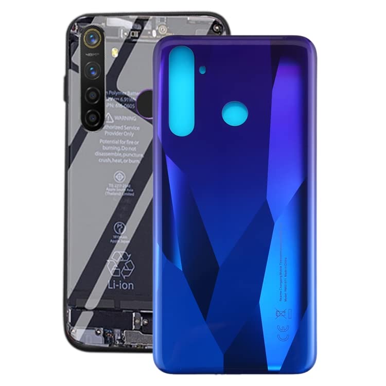Couverture arrière pour Oppo Realme 5 Pro et Realme Q châssis cache batterie de rechange