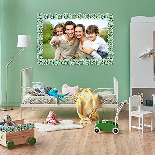 49Ft Eucalyptus Die-Cut Border Trim Bulletin Board Classroom Border Trim Eucalyptus Themed Border Sticker For Photo Wall Bulletin Boards Desks Display Home And School Decorations Green #TOP3