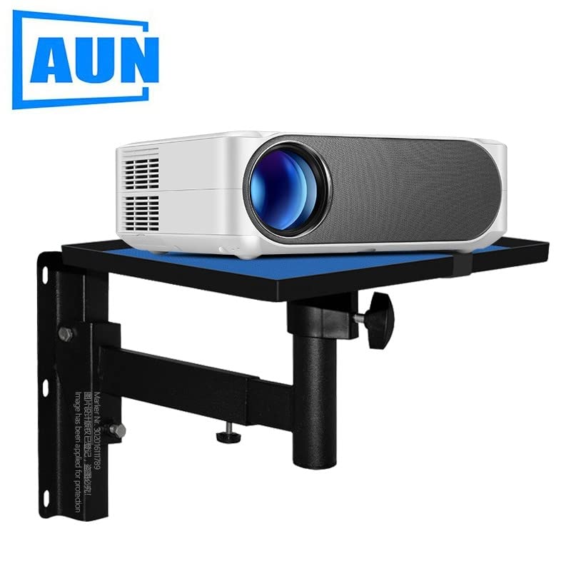Image of AUN AKEY6S PRO Android 9.0 7500 Lumen Projector - Immersive 1080P 4K Home Theatre, 300 inch Display, 60fps Gameplay, 5000:1 Contrast, Built-in 5W Stereo Speakers for Stunning Cinema Experience