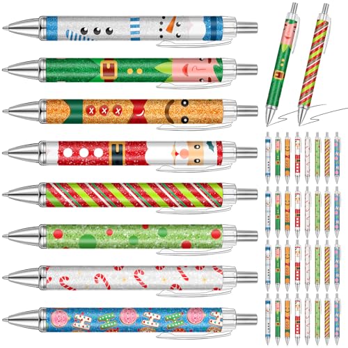 Stylos à bille rétractables Cholemy cadeaux de Noël et papeterie de fête