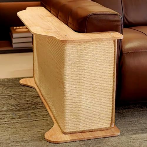 SHENGOCASE L Shaped Sofa Couch Corner Cat Scratching Post Sisal Scratch Pad Mat Couch Protector with Replaceable Sisal Scratcher