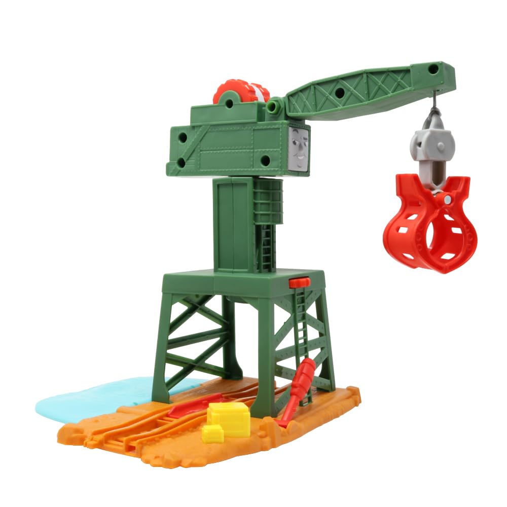 Replacement Parts for Fisher-Price Thomas & Friends Crystal Caves & Trains Mega Set HHV21 - Replacement Cranky the Crane Assembly with Hook and Base