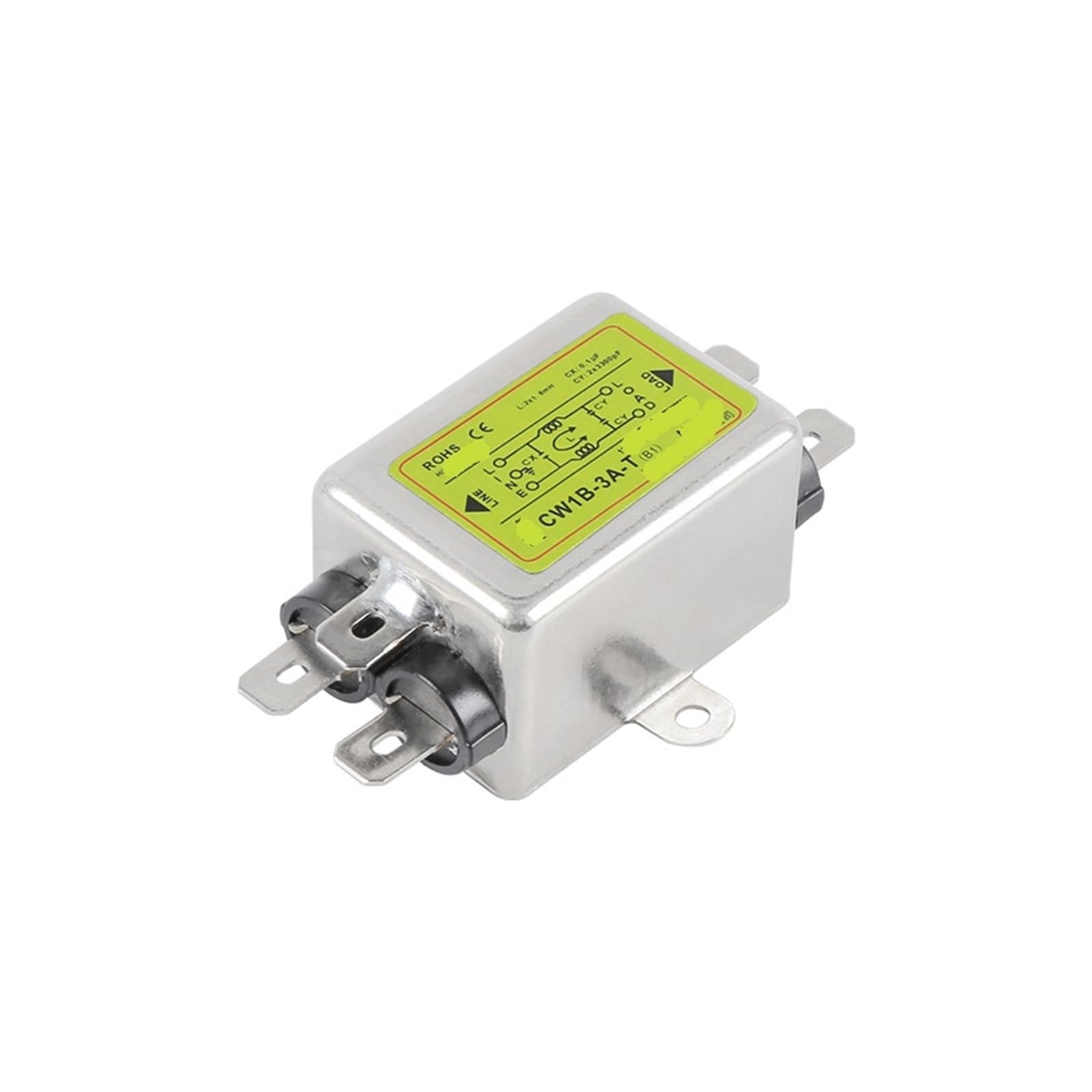 Filtre de puissance monophasé AC contre les parasites de ligne 220V CW1B-T
