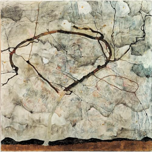 Arbre d'hiver Egon Schiele impression giclée grand format pour salon élégant