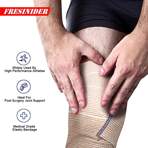 Fresinider Premium Elastic Bandage Wrap (7Pack) Self Adhesive Cotton Latex Free Compression Bandage Wrap With Touch Closure At Both Ends, Support & First Aid For Sports, Medical, And Injury Recovery #TOP6
