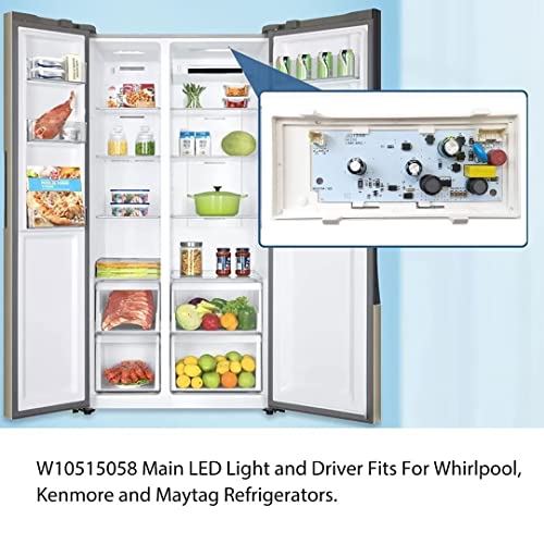 W10515058 Led Light Compaitble With Models Msf22D4Xab00, Msf22D4Xab01, Msf22D4Xam00, Msf22D4Xam01, Msf22D4Xaw00, Msf22D4Xaw01 #TOP4