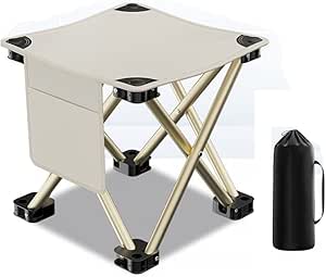 Amazon.com: Camping Stool,Chair Folding Portable Multi Functional Stool ...