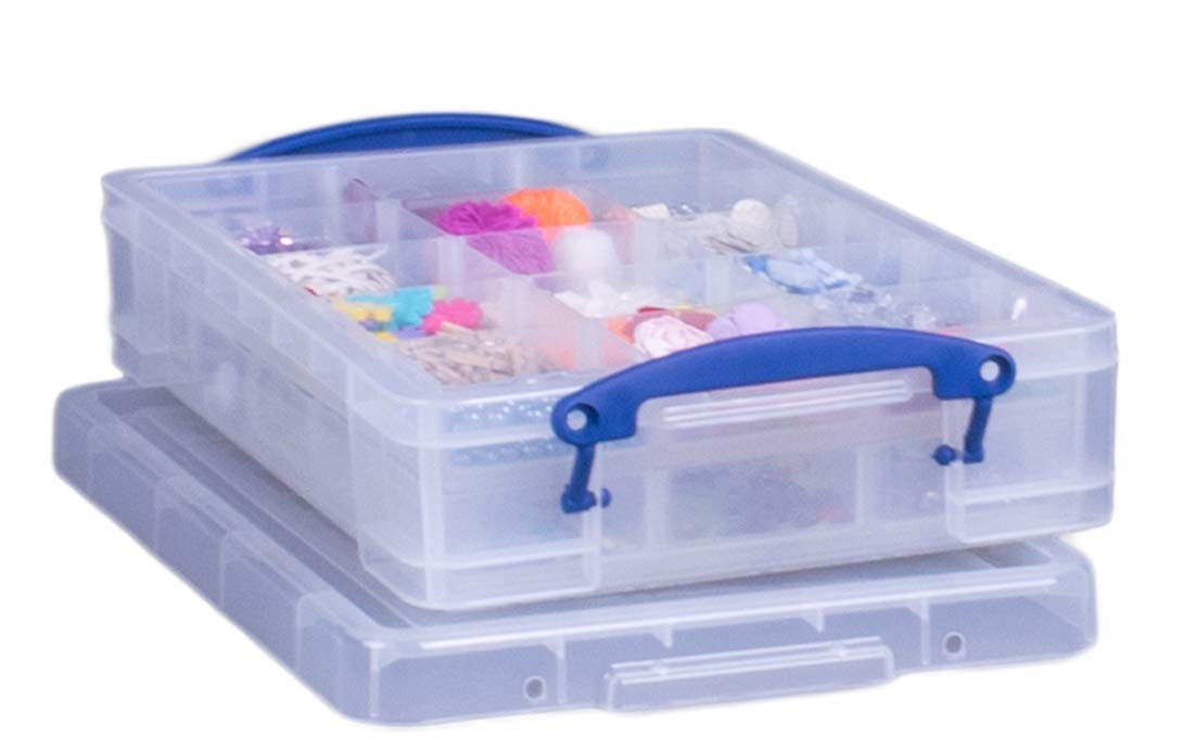 Buy Really Useful Storage Box 4 Litre with 2 x Hobby Dividers Online at