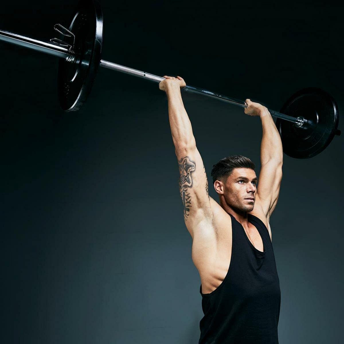 Dischi Pesi Gorilla Sports In Ghisa Rivestiti Gomma - Singoli O Set, Per Bilancieri 30mm, Palestra Casa - Foto 7