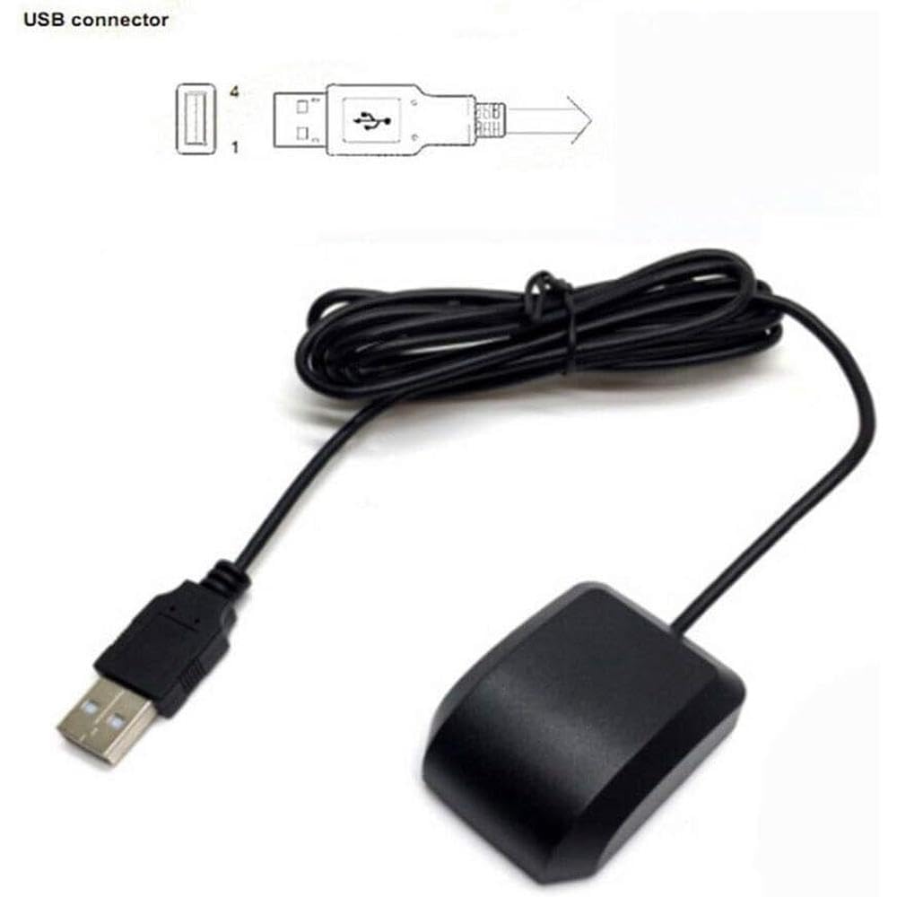 Riloer USB GPS Receiver Vk-162 Remote Mount Compatible with Google Earth Raspberry Pi Linux Window WIshiot