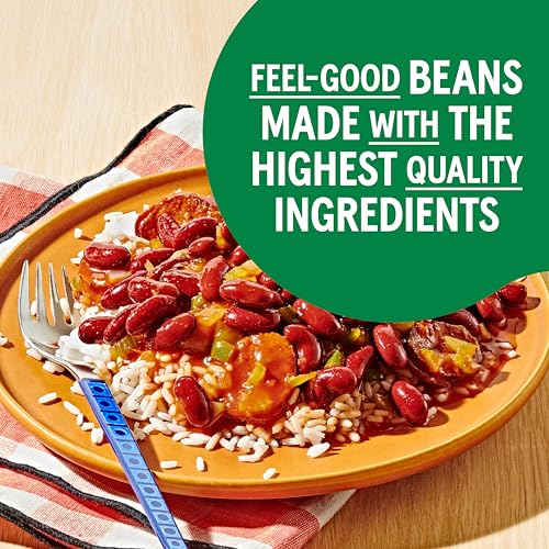 Image of Bush's Best Organic Dark Red Kidney Beans, 15 oz, (Pack of 12) | Canned, Source of Plant Based Protein and Fiber, Low Fat, Gluten Free