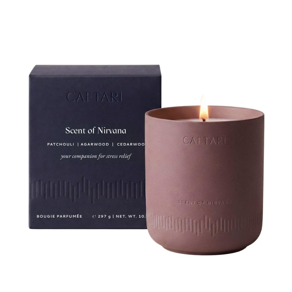 Amazon.com: CAFTARI Scent of Nirvana Scented Candle | Oudh