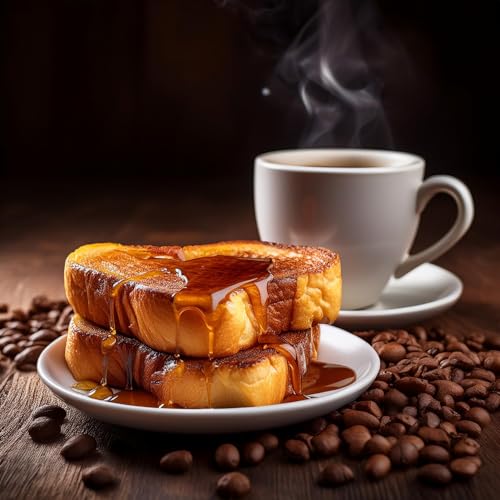 Image of Fresh Roasted Coffee, French Toast Flavored Whole Bean Coffee, Medium Roast, Kosher, 5 lb (80 oz)