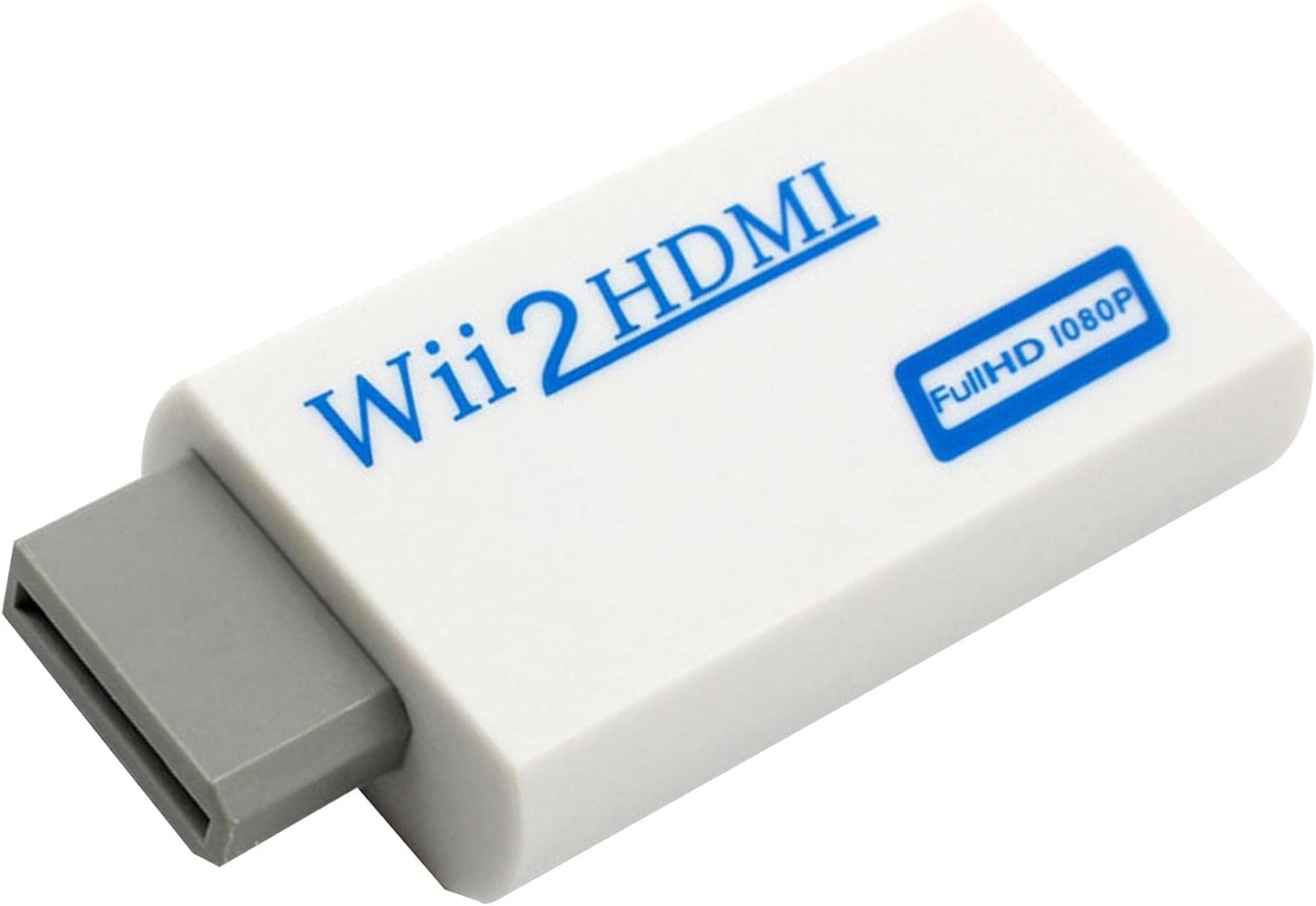 Wii to HDMI Converter Output Video Audio Adapter w/3.5 mm Audio Output White|1x Wii to HDMI Converter| Cables & Adapters| Cables & Adapters| Video Game Accessories |Video Games & Consoles