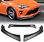 Q1 Tech Q1 TECH Front Bumper Lip fit for compatible with 2017 2020 Toyota 86 Front Bumper Lip Spoiler Air Chin Body Kit Splitter Painted Matt Black ABS 2018 2019 CS Style