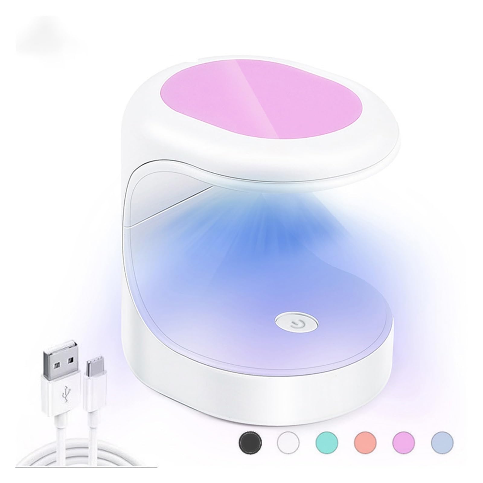 lampa do paznokci, 16W mini przenośna suszarka do paznokci USB lakierów żelowych, dom, podróż, prezent(Groen)