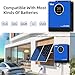 Anern 3600W Solar Inverter 24VDC to 110V/120VAC All in One, Pure Sine Wave Hybrid Inverter with 120A Mppt Charge Controller, Two AC Output, Max PV Power 4200W with Lead Acid and Lithium Batteries