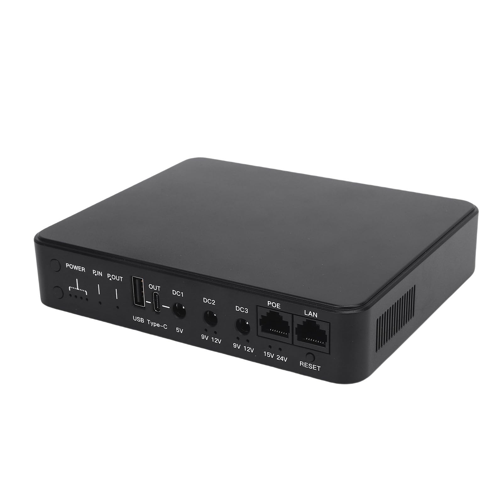 Generic Batteria di Backup Mini UPS, Gruppo di continuità con Involucro Ignifugo e 6 Porte per Fotocamera e Router, Alimentazione di Backup Portatile da 10400 MAh
