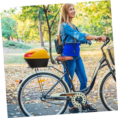 Boîte de rangement scooter étanche jaune GALPADA protégeant vos accessoires et outils - 4
