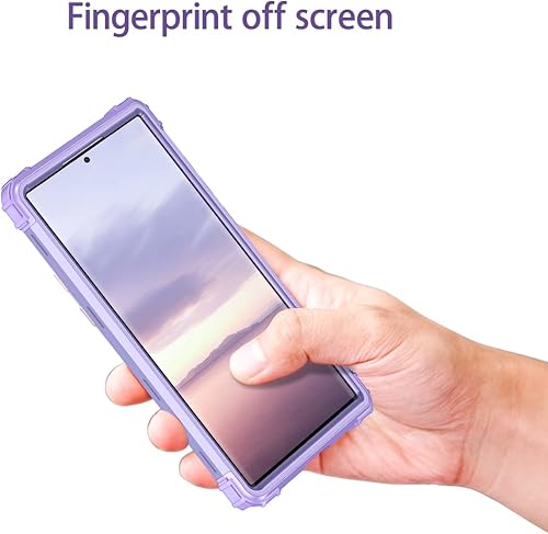 Miniatura 6 de LONTECT Funda para Galaxy S22 Ultra 5G, tres capas, a prueba de golpes, resistente, híbrida, resistente, funda protectora de alto impacto, con