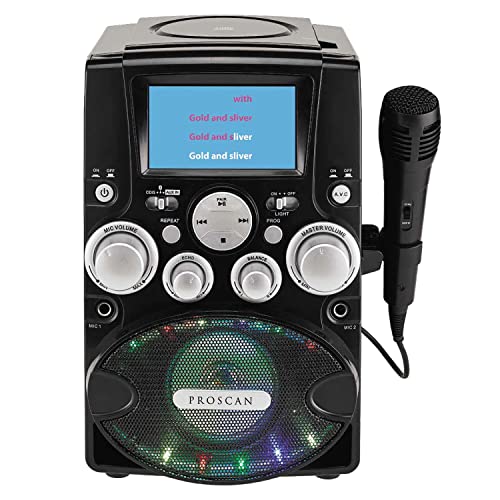 sylvania Karaoke Speaker, Black (PKAR128) (Renewed)