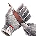 NoCry Cut Resistant Kitchen and Work Safety Gloves with Reinforced Fingers and Level 5 Protection; Ambidextrous, Machine Washable, and Food Safe. Small