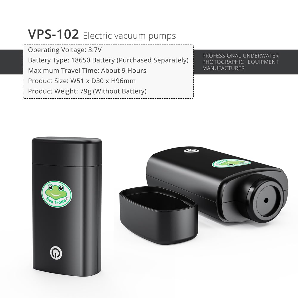Bomba de vacío eléctrica, bomba de vacío eléctrica VPS-102 para sistema de comprobación de fugas de vacío Seafrog Vps-100, repuesto para mango de bomba manual Vps-100
