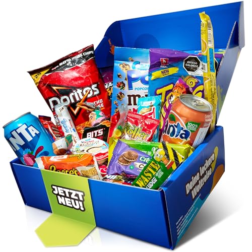 Amerikanische Süßigkeiten Box mit Dubai Schokolade Schokobons Crispy & vielem mehr - Beliebte Süßigkeiten aus aller Welt - American Candy Box (XXL)