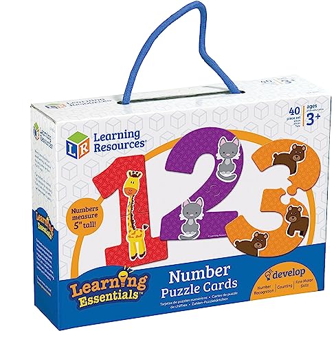 Catálogo para Comprar On-line Números disponible en línea para comprar. 27 Learning Resources Rompecabezas de Números, Desarrolla el Reconocimiento de Numeros, Rompecabezas para Niños, 40 Piezas, Edades 3