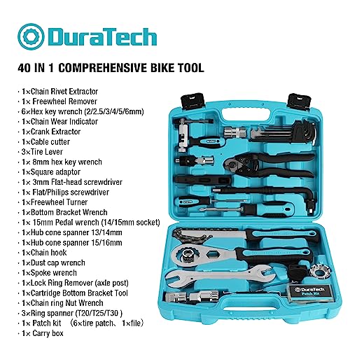 DURATECH 40-Piece Bike Repair Kit