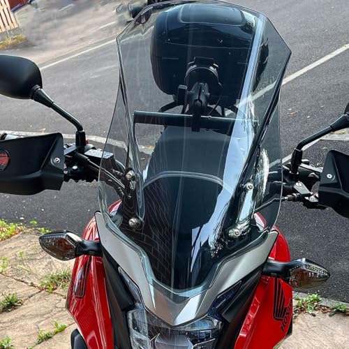 Midimttop CB500X Windscreen for CB 500X 2013-2025 Grey Smoke