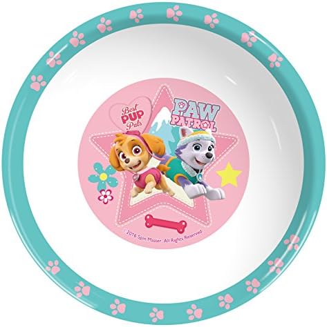 Paw Patrol Girls Tumbler, Bowl and Plate Set, 3 piece, Pink