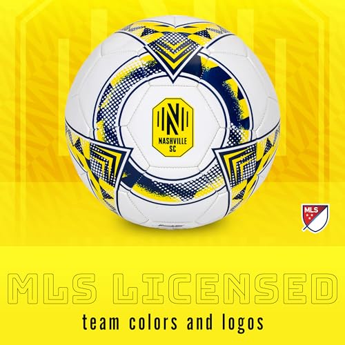 Image of Franklin Sports Official MLS Team Soccer Balls - Official Size 5 Soccer Balls - Regulation Size + Weight Soccer Ball for Kids + Adults - Boys + Girls Soccer Ball - Air Pump Included