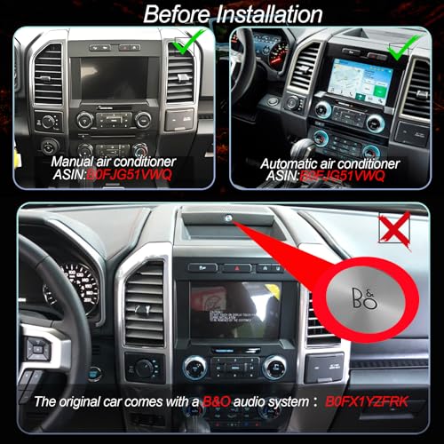 For Ford F150 2015-2021 Android Radio 13-Inch 1920*1200 2K HD Touch Screen Head Unit Wirless Carplay GPS Navigation Screen Upgrade Multimedia Player Android Auto Stereo with Bluetooth 5G WiFi 8G+128G - Image 3