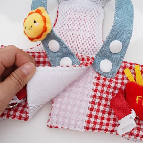 Hundegeschirr - Verstellbares -Accessoire | Geschirrweste mit Trainingsseil-Set für Hunde | für kleine, mittlere und große Welpen Outdoor alltägliche Spaziergänge Outdoor – Bild 7
