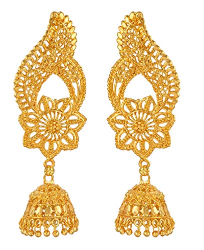 Image of JFL - Jewellery for Less Gold Plated Copper Earrings For Women