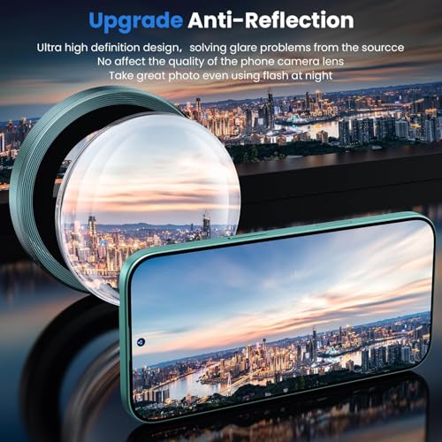 Amazon Brand - Solimo Tempered Glass Camera Lens Protector for iPhone 16 (Blue) 7 51nfYPm0A3L