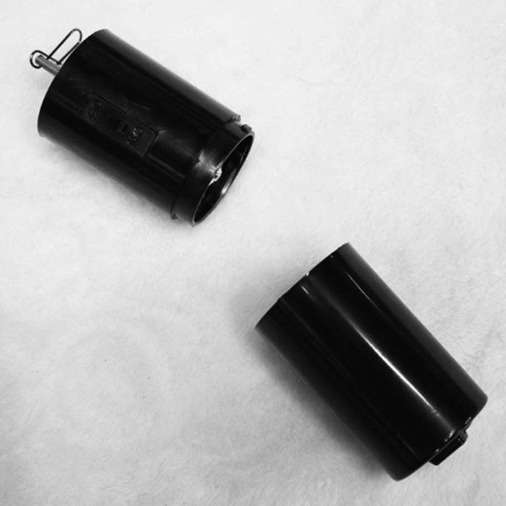 Drehbarer Hängemotor für Spiegelkugel Discokugeln - Batteriebetriebener 30±5 RPM Schwarzer Kunststoff-Display-Motor, Innen/Außenbereich (D-Batterie nicht im Lieferumfang enthalten)