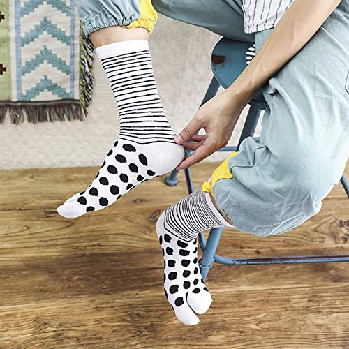 Men's Flip-Flop Split Toe Tabi Socks - Ninja Geta 4-Pairs Pack Stylish Men's Socks4