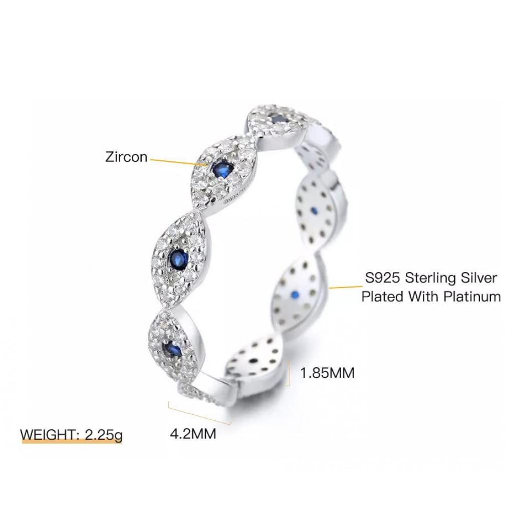 S925 Sterling Silber Ringe für Frauen Viel Glück Stein Voll AAA Zirkon Ring Hochzeit Schmuck