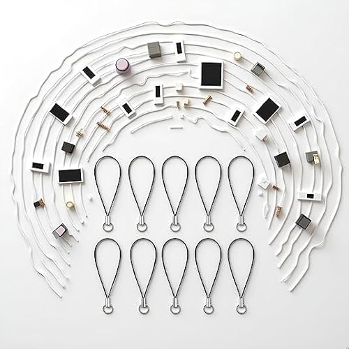 GANPUB 20Pcs Black Lanyard Cell Phone Charm Split Ring Strap, Clasp Lariat Cord Strap For Mobile Cell Phone/Mp3/Mp4/Usb Flash Drive//Keyrin Clever Design, Cell Phone Charms - Thumbnail 6