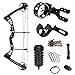 iGlow 30-55 lbs Black Archery Hunting Compound Bow with Premium Kit 175 150 70 55 40 30 lb Crossbow