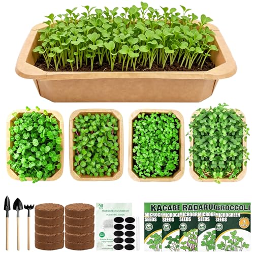 Microgreens Growing Kit Indoor Garden - Complete Micro Greens Growing