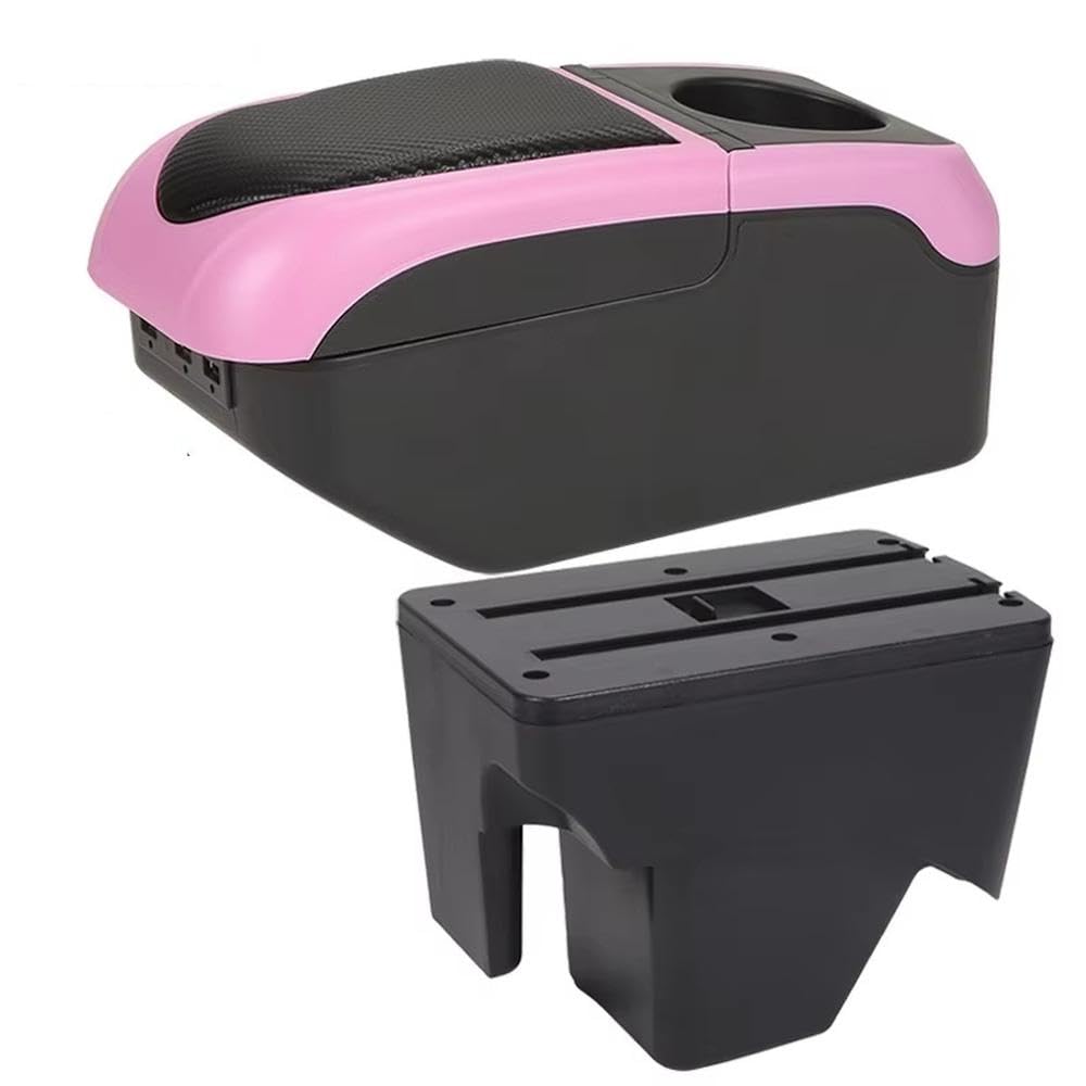 Sxqpocar Black Pink For Tera 2025 Car Armrest Box Center Console Armrest Storage Box Replacement Parts