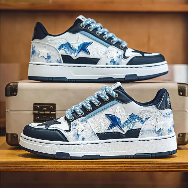 Cool Dragon Star Chunky Sneakers Women Men Trendy Aesthetic Casual Street Skateboard Walking Shoes2