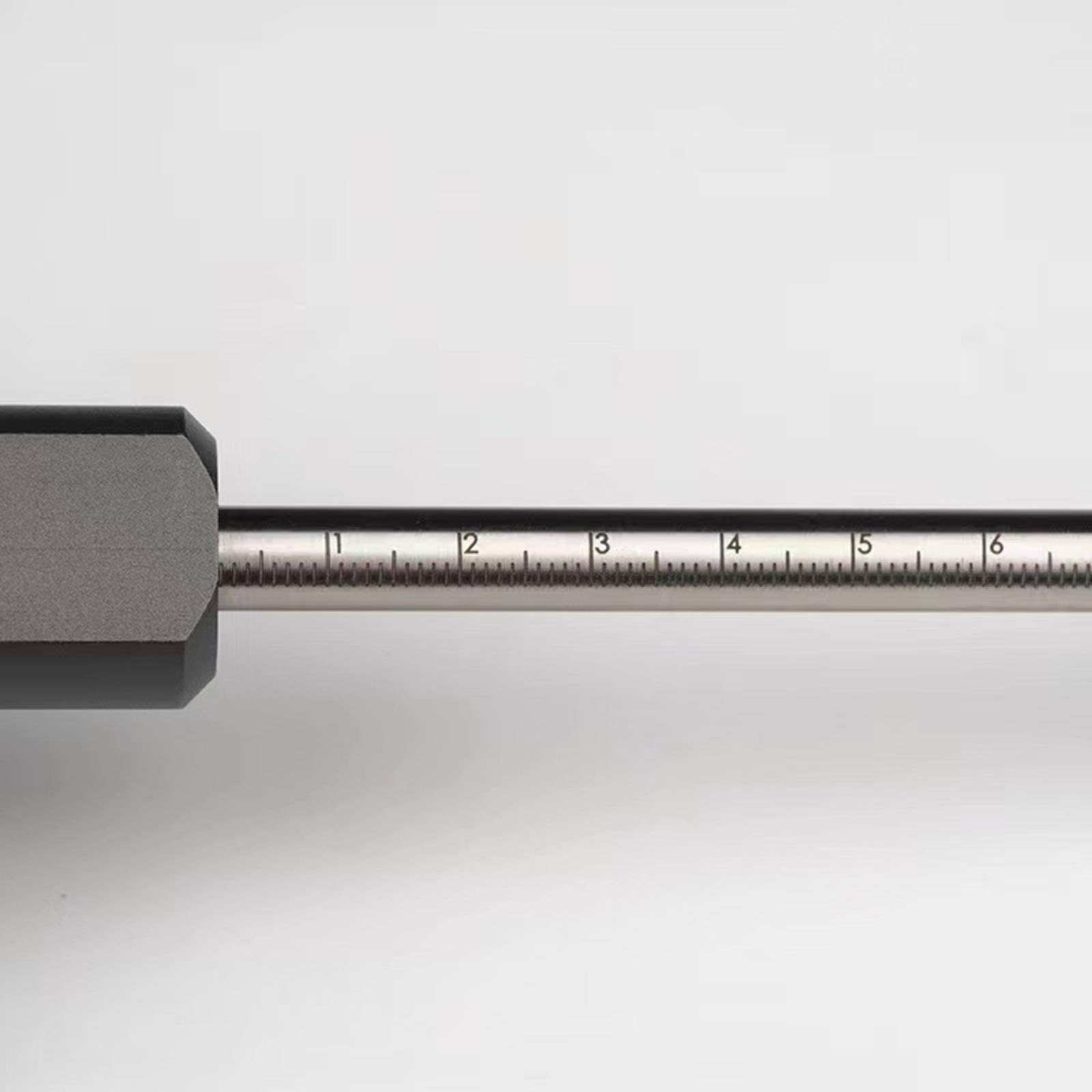 Tracciatore Bifunzionale Marcatura Legno Righello Scriber con Manopole Zigrinate in Metallo Puntale Affilato per Linee E Cerchi Regolazioni Stabili
