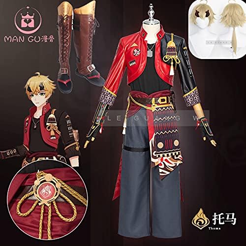 原神 トーマ/Thoma コスプレ衣装 S サイズ 原神 トーマ⁄Thoma コスプレ衣装 S サイズ トーマ コスプレ衣装 『原神